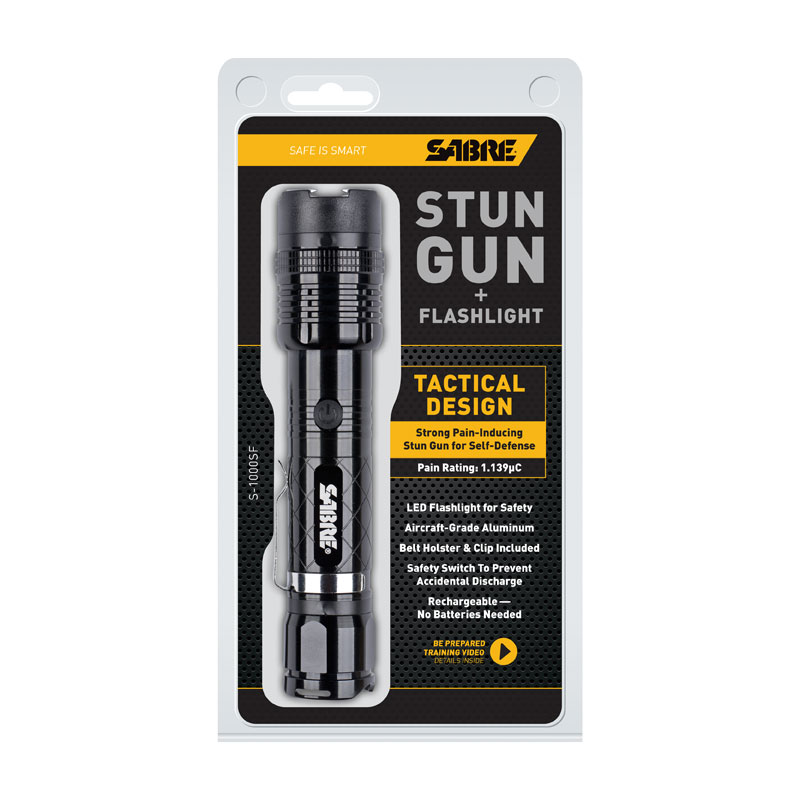 SABRE STUN GUN FLASHLIGHT SABRE STUN GUN FLASHLIGHT
